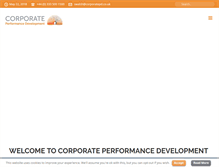 Tablet Screenshot of corporatepd.co.uk
